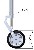 SAB AVIO FRONT LANDING GEAR RETRACT incl. 50mm WHEEL