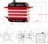 KST 12V HLS SERVO COMBO HELI (3x HLS3008-12 / 1x HLS1535-12)