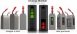 Akku Ladeanzeige 4 St�ck - Charge Marker
